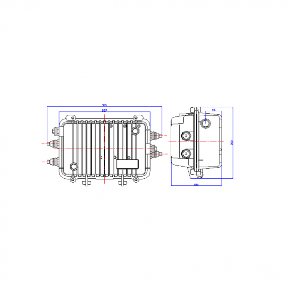 1G 2-port Outdoor Optical Node