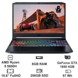 Máy tính xách tay Acer Nitro 5 AN515-45-R3SM, AMD R5 5600H, 8GBRAM, 512GBSSD, GF GTX 1650 4GB, 15.6FHDIPS144Hz, WC, Wlan ax+BT, 57Wh, Win 10 Home, Đen(Shale Black), 1Y WTY, RMN:N20C1_NH.QBMSV.005