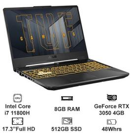 Máy tính xách tay Asus FA706 AMD R7 4800H/8G/512GB SSD/GF GTX 1660Ti 6GB/17.3"FHD/Win 10/Xám/Ba lô/2YW_FA706IU-HX406T